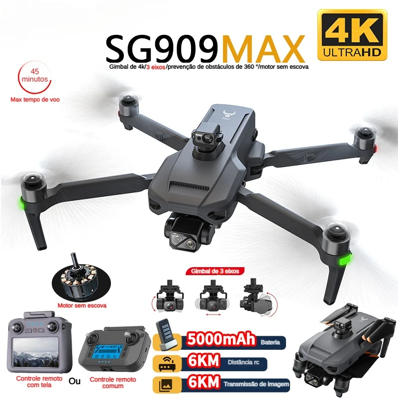Rc Helicopter Case - ZLL SG909 SG909MAX 전문 드론 4K