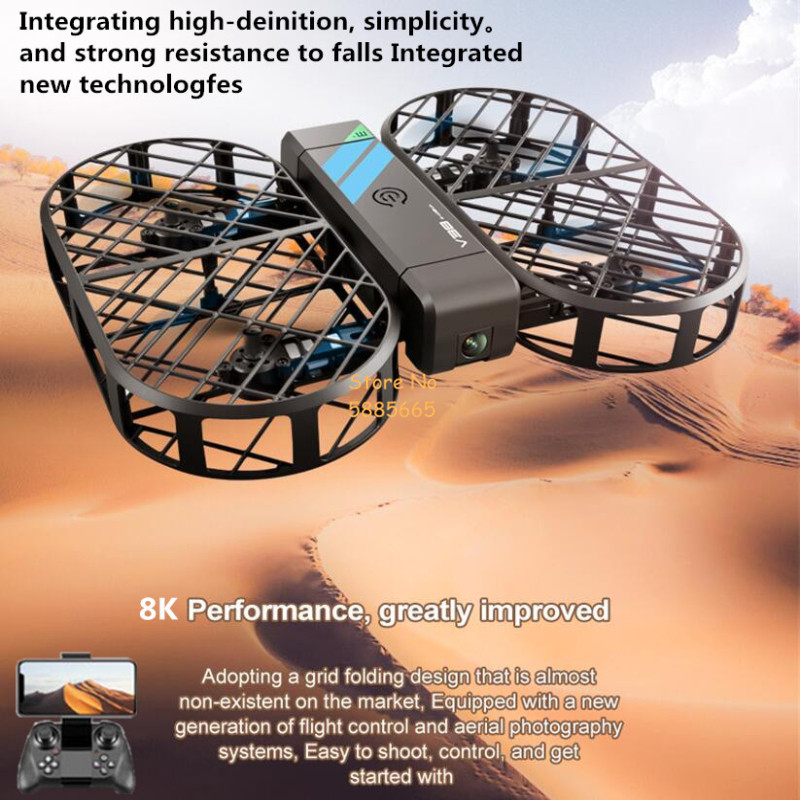 8K HD 카메라 360 °   보호 광학 흐름 위치  - Rc Helicopter Case 리뷰 및 가격